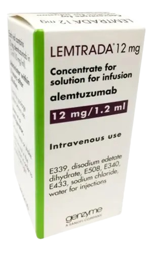 Lemtrada 12 mg/1.2 mL (Alemtuzumab) Solución Inyectable | Sanofi